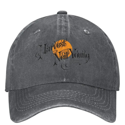 Neil Young Casual Baseball Cap Summer Harvest Baseball Caps