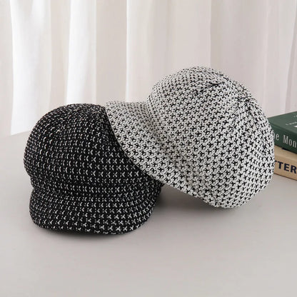 Women's Retro Octagonal Hat Korean Version Big Head