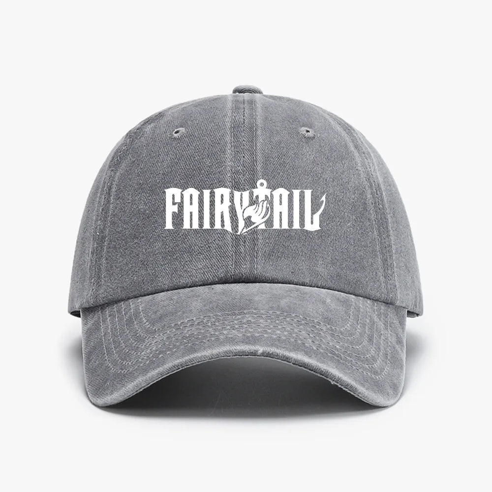 Anime Fairy Tail Print Baseball Cap Fashion Vintage