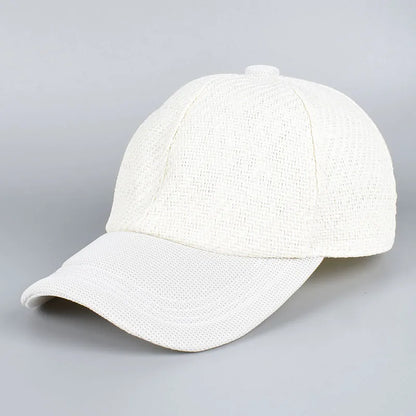 Straw Baseball Cap New 2025 Spring Summer Outdoor