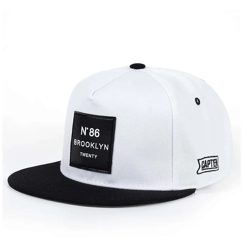 New Fashion N86 BROOKLYN Patch Snapback Hat Adjustable Cotton Tide Hip Hop Outdoor Sport Baseball Cap