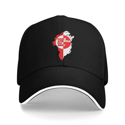 Greenland Coat Of Arms Kalaallit Nunaat Polar Bear Blue Sandwich Hats Baseball Caps