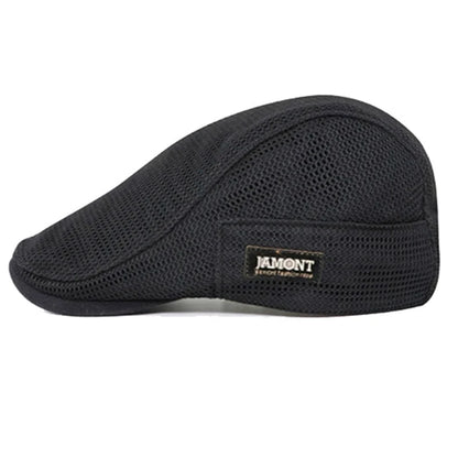 Mesh Breathable Beret Thin Section Sunscreen Sun Hat Cabbie Flat Cap