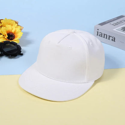 1-5 Years Children Hip-Hop Hats Kids Solid Color Tie-Dye Baseball Caps