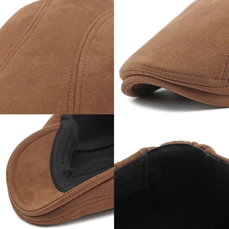 Fashion Berets Men Women Spring Autumn Suede Hats