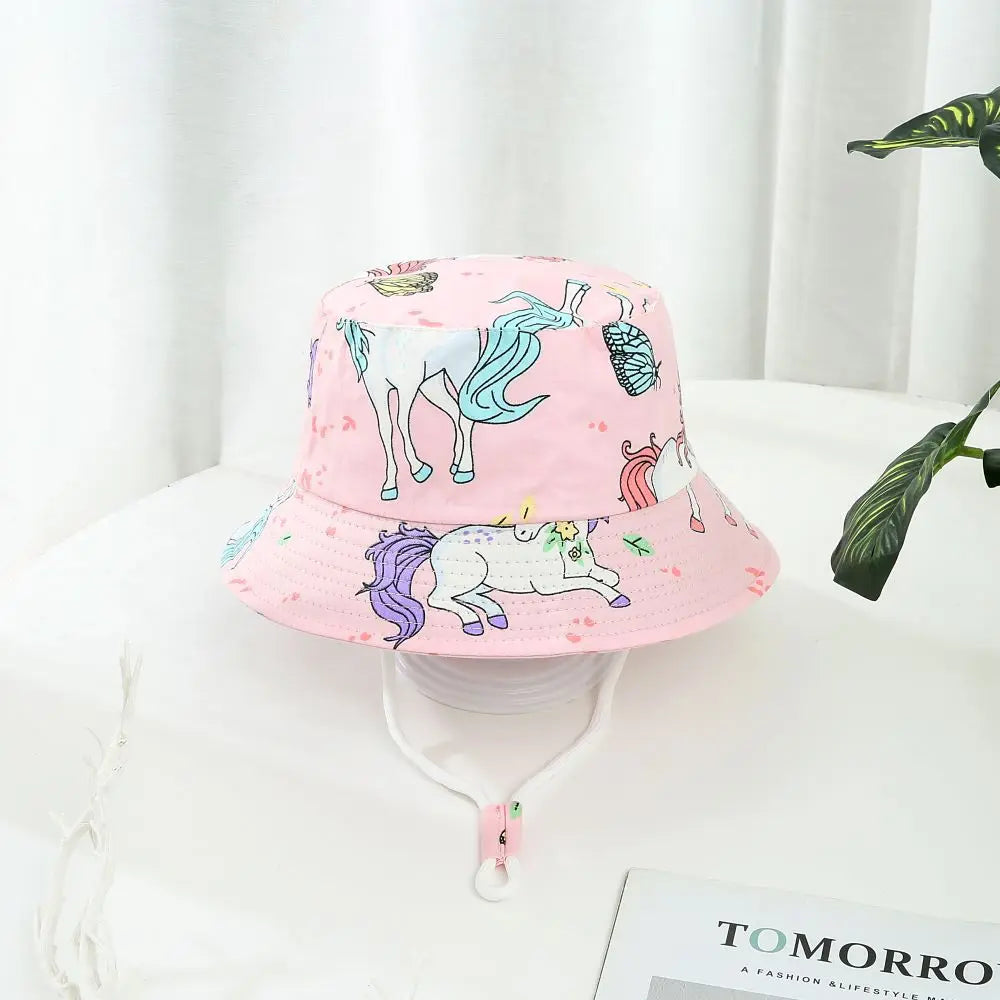 Children Panama Hat Spring Summer Baby Fisherman Hat For Boys Girls Bucket Hats