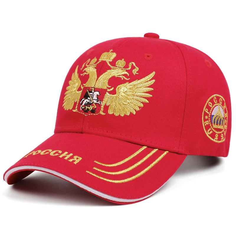 Unisex Double-headed Eagle Embroidery Baseball Caps Spring Autumn
