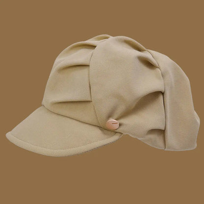 Retro Newsboy Caps Men Octagonal Hats