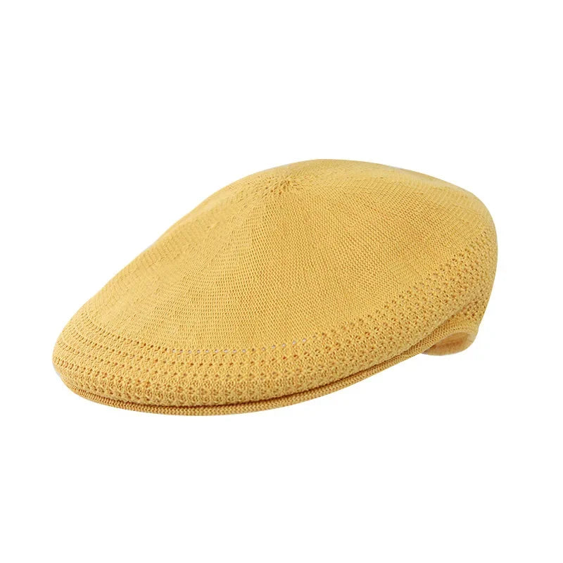 Popular 9 Colors Retro Summer Thin Black Reverse Painter Hat