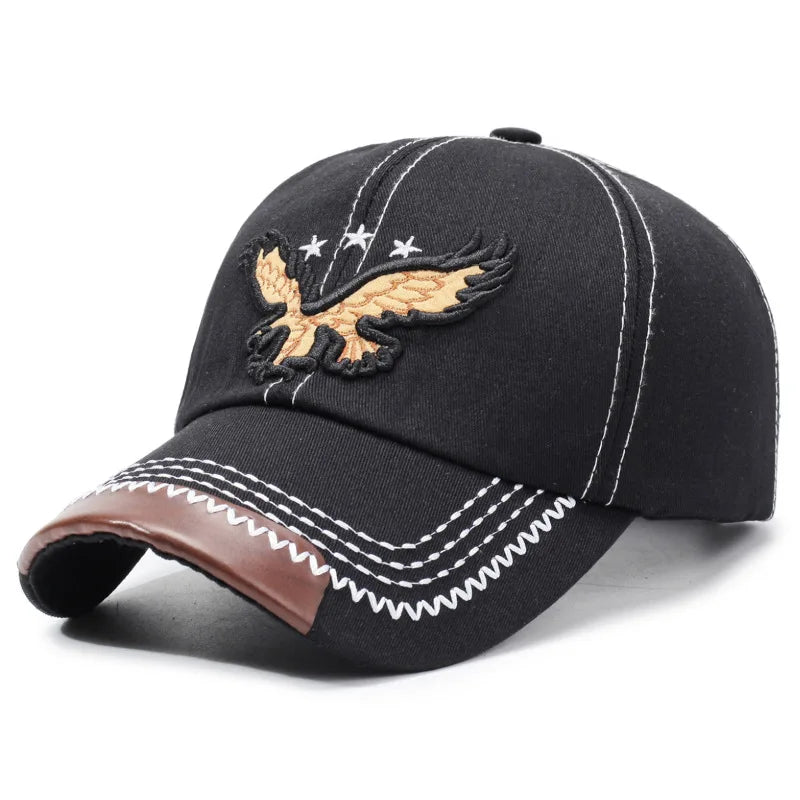 Fashionable Eagle - Embroidered Outdoor Baseball Cap