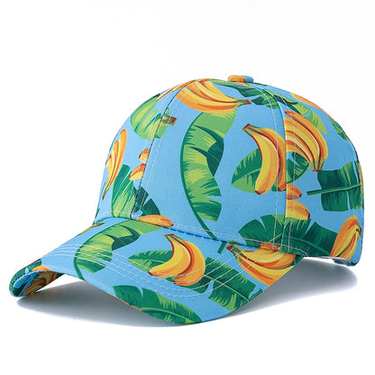 Unisex Summer Baseball Cap Fruit Print Men Women Cap