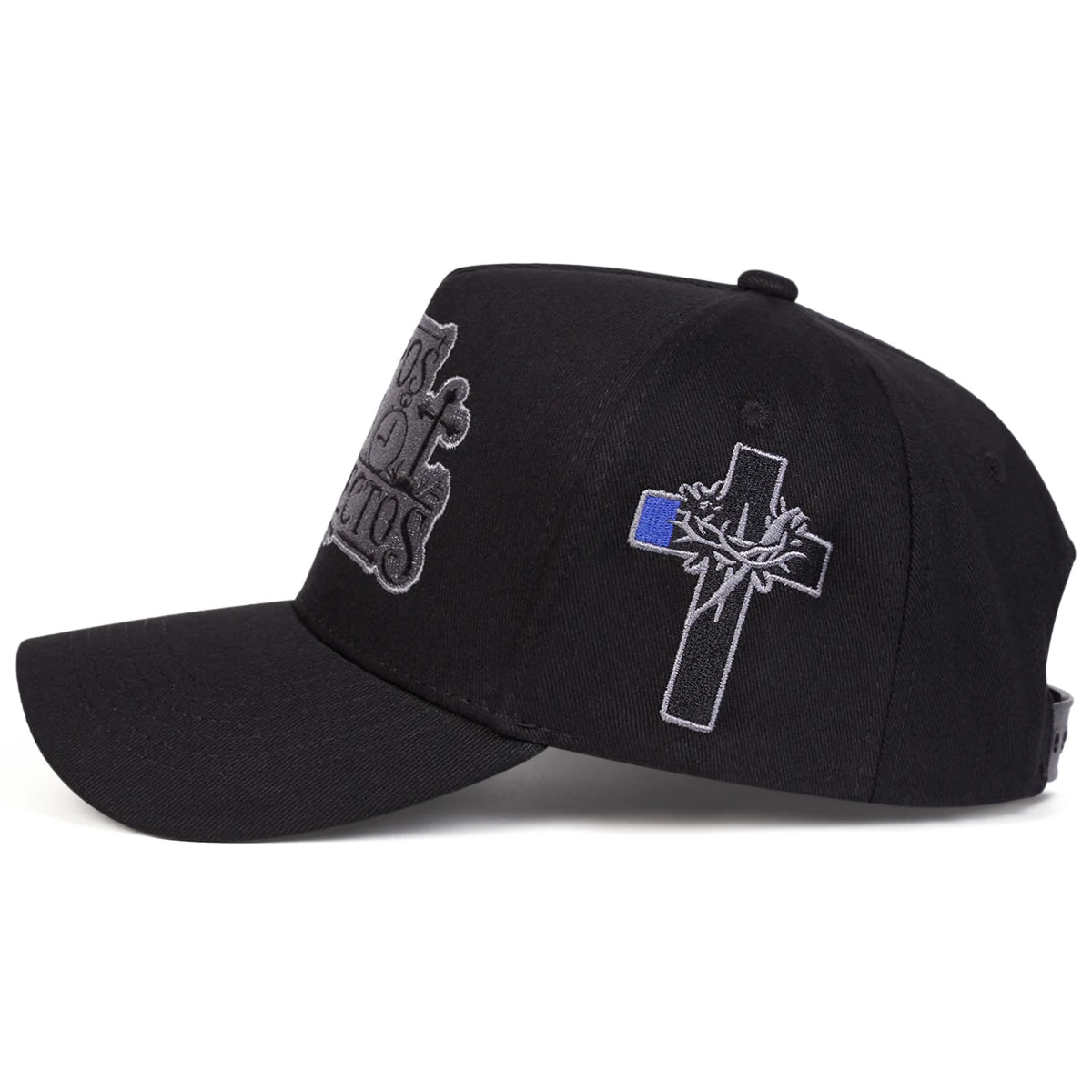 Unisex LOS TIEMPOS DE DIOS Letter Embroidery Baseball Caps Spring Autumn Outdoor Adjustable Sunscreen Hat