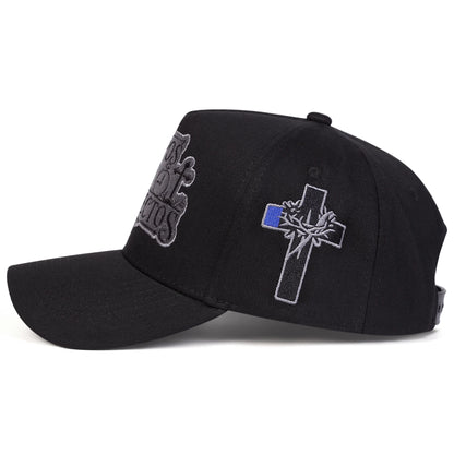 Unisex LOS TIEMPOS DE DIOS Letter Embroidery Baseball Caps Spring Autumn Outdoor Adjustable Sunscreen Hat