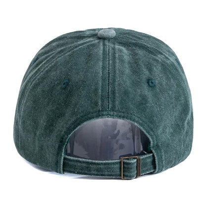 Unisex Retro Style Baseball Cap New York City Embroidery Washed Cotton Cap Men Women