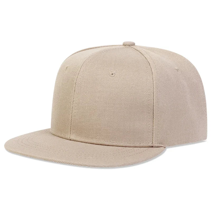 Unisex Light Board Solid Color Hip-Hop Hats Spring Autumn