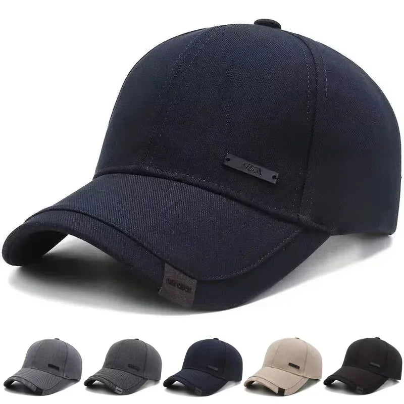 Unisex Hua Label Baseball Caps Spring Autumn