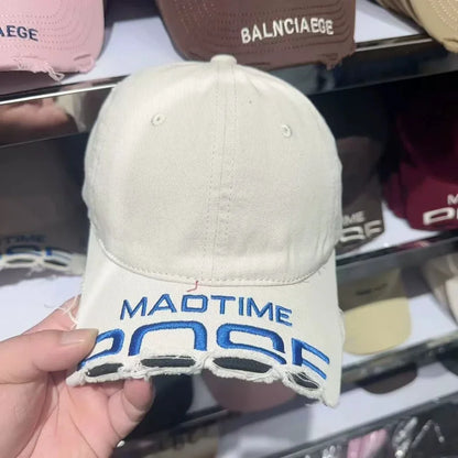 Top Version Letter Embroidery Women Men Baseball Caps Washed Vintage Baseball Hats Unisex Casual Golf Snapback Hat