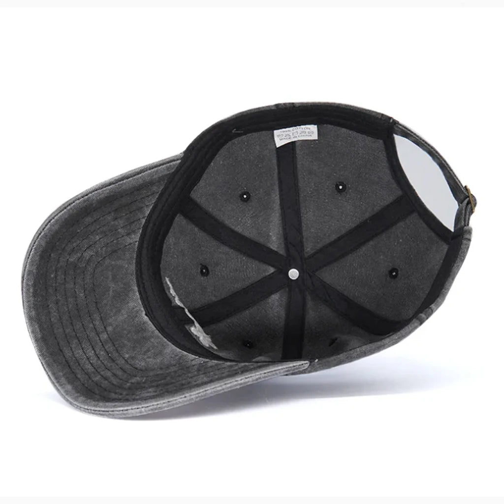 Horse Embroidery Baseball Cap, Mesh Sun Protection Unisex Adjustable Outdoor Hat