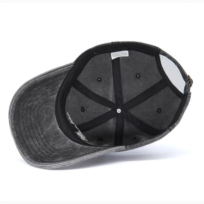 Horse Embroidery Baseball Cap, Mesh Sun Protection Unisex Adjustable Outdoor Hat