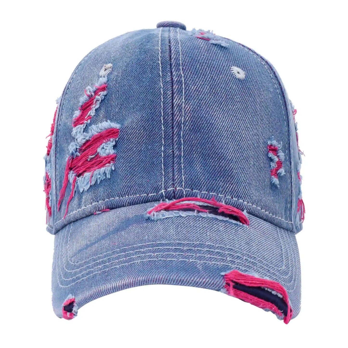 Retro Color Denim Baseball Cap