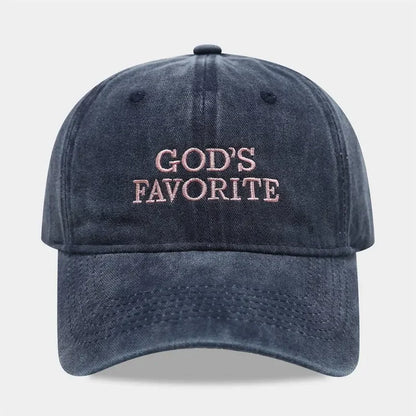 Cotton Letter Casquette Baseball Cap