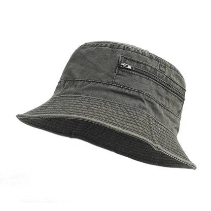 Spring Summer Washed Cotton Mesh Breathable Bucket Hats
