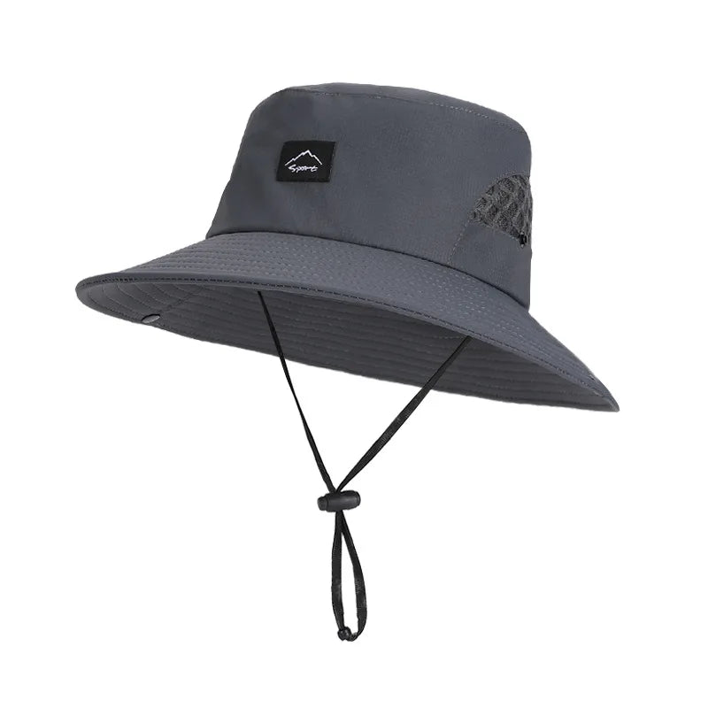Summer Men's Breathable FIsherman Hat Outdoor Fishing Travel Cap Male Climbing Bucket Hats For Men