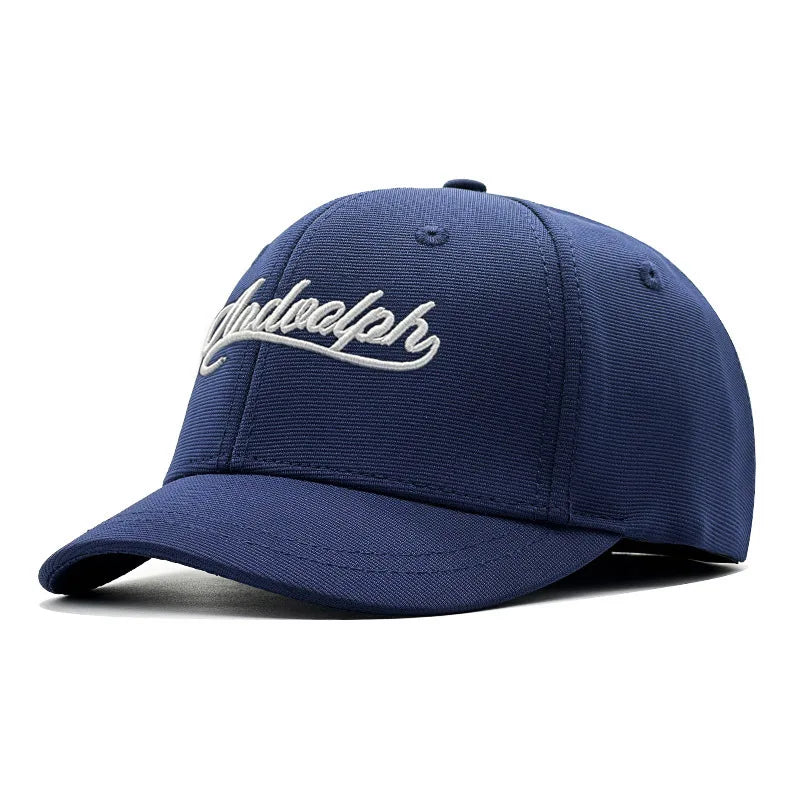 Big Head Hat Back Closed 5cm Short Brim Baseball Cap