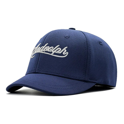 Big Head Hat Back Closed 5cm Short Brim Baseball Cap