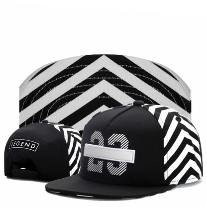 Spring Brand 23 Leather Black Cap Baseball Cap Men Women HipHop Knight Snapback Hat Adult Outdoor Casual
