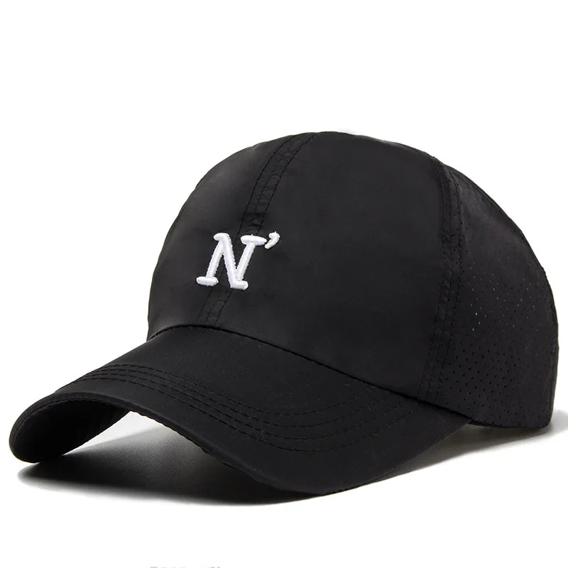 Unisex simple Letter Embroidery Baseball Cap Spring and Summer