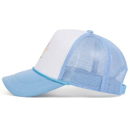 Unisex Girl Letter Printing Baseball Net Caps Spring Summer