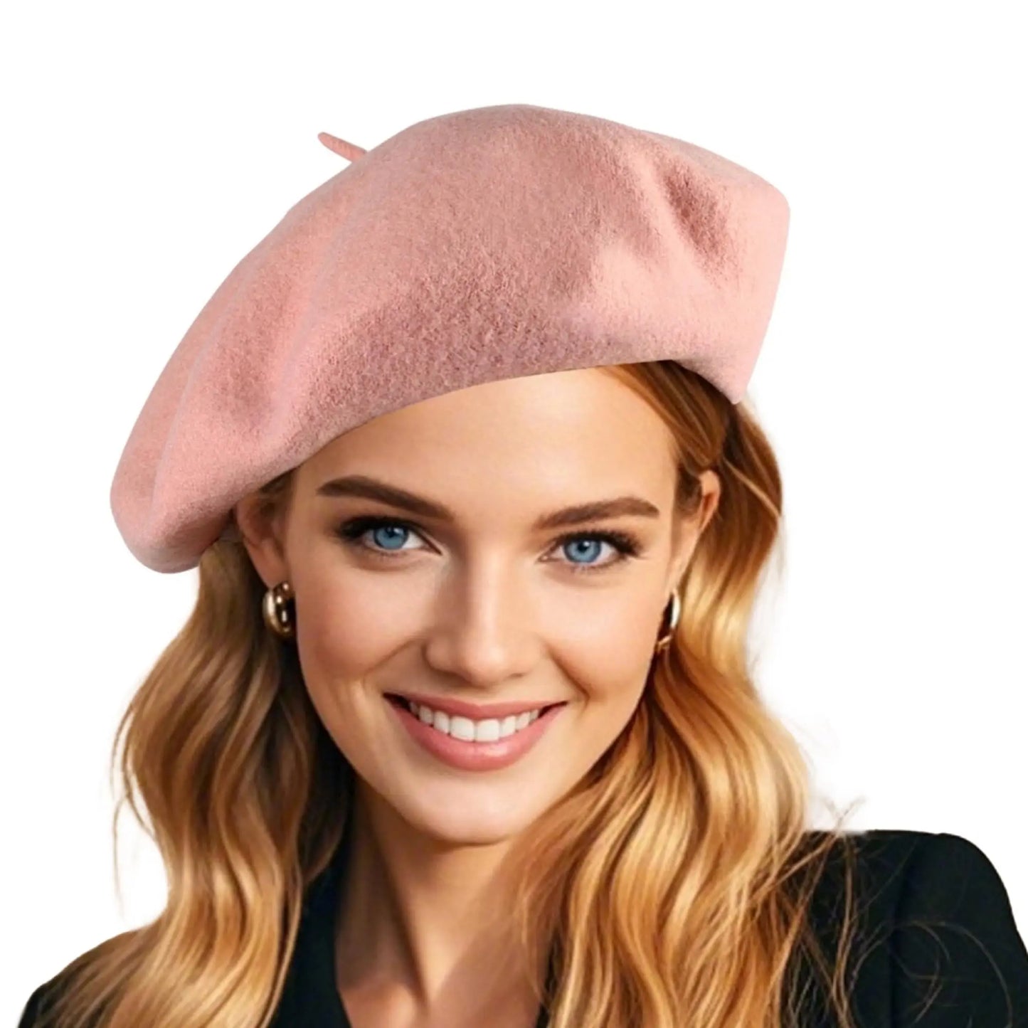 Free Shipping Wool Beret Hats For Women Men Solid Color Classic Beanie