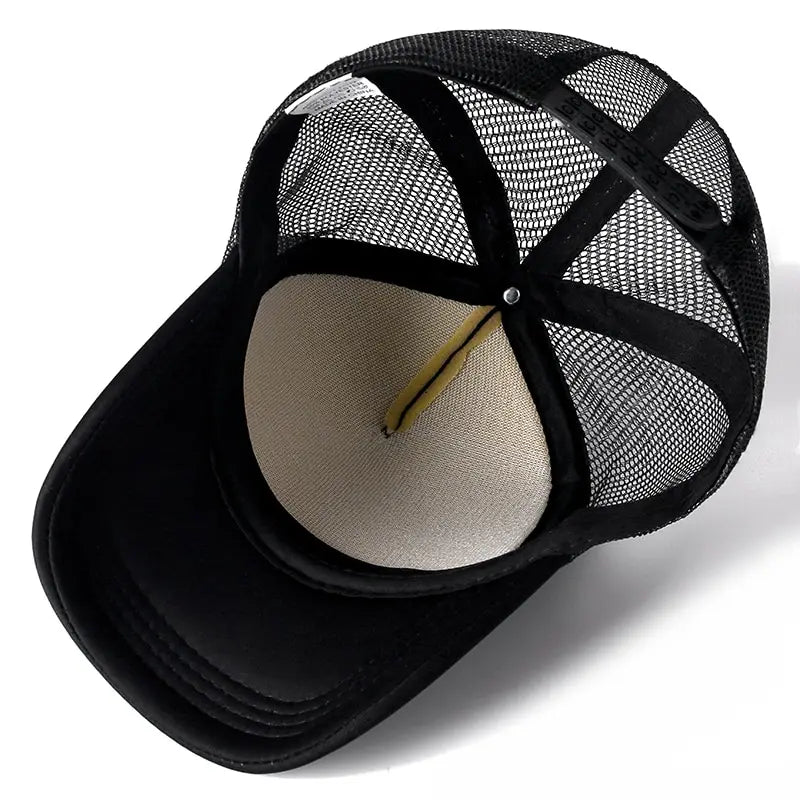 Unisex Cap Casual Plain Mesh Baseball Cap Adjustable