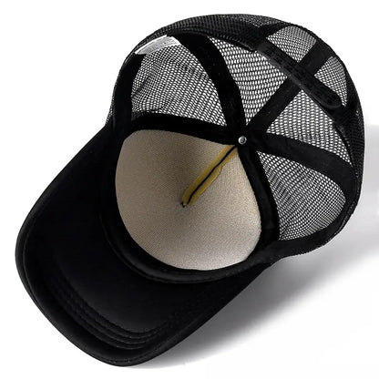 Unisex Cap Casual Plain Mesh Baseball Cap Adjustable