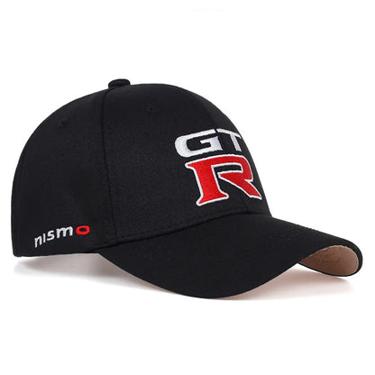GTR Embroidered Flat Brim Snapback Cap Racing Car Logo Baseball Hat Hip Hop Street Casual Sun Hat
