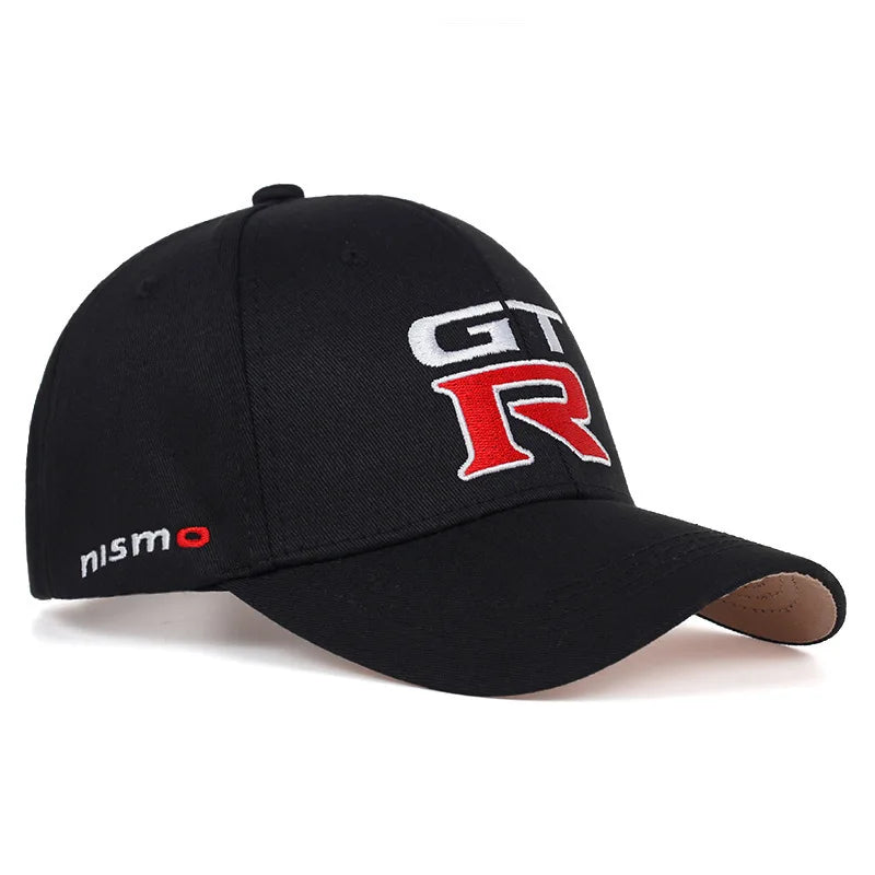 GTR Embroidered Flat Brim Snapback Cap Racing Car Logo Baseball Hat Hip Hop Street Casual Sun Hat