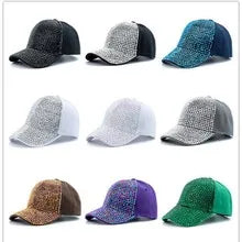 New Fashion Women Diamond Inlay Cap Spring Summer