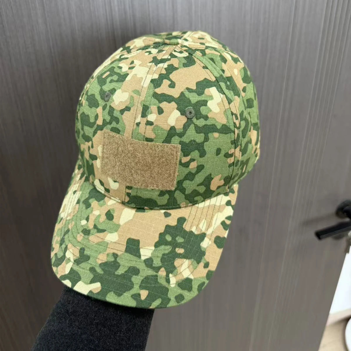 Multitone Netherlands Flecktran Camouflage Baseball Cap Man Outdoor Hat Green