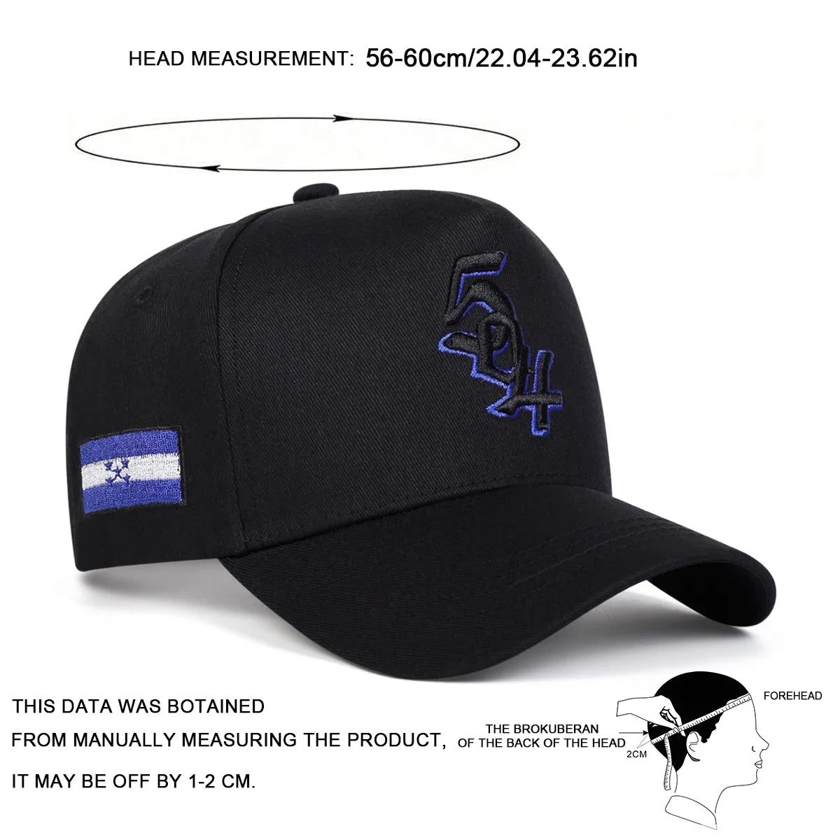 Unisex 504 Embroidery Baseball Caps Spring Autumn