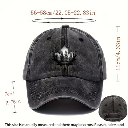 Design Style Maple Leaf Printed Hat