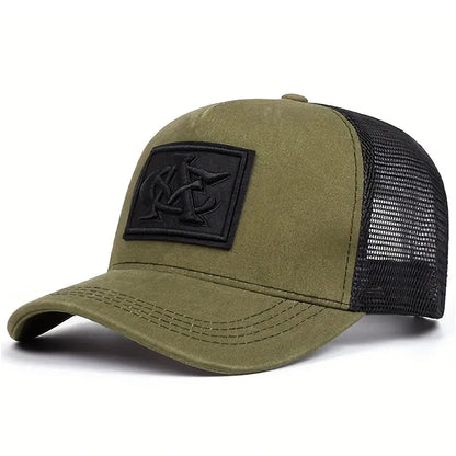 Personalized Mesh Hat CA Embroidery Outdoor Leisure Daily Sunshade Hat Street HipHop