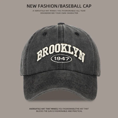 Brooklyn Alphabet Baseball Cap Men Women's