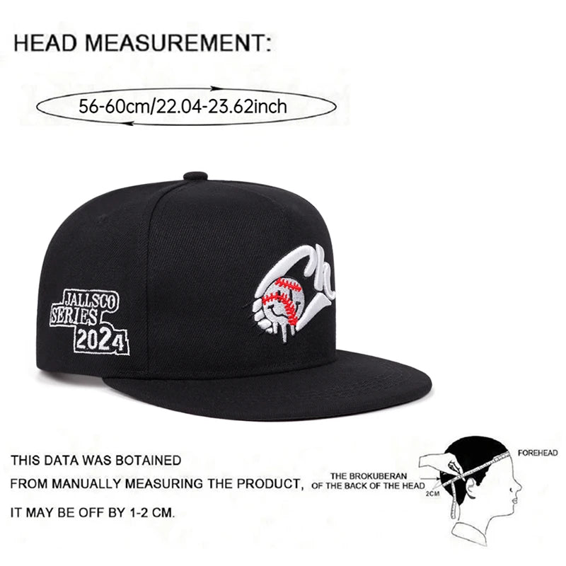 Snapback Hat CH Tennis Embroidery Backstage Hip Hop Hat