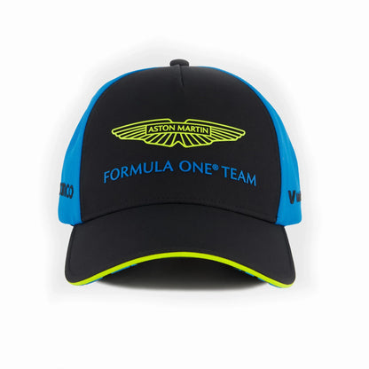 Aston Martin Motorsport Man Racing Hat Fernando Alonso Signature Print Baseball Cap