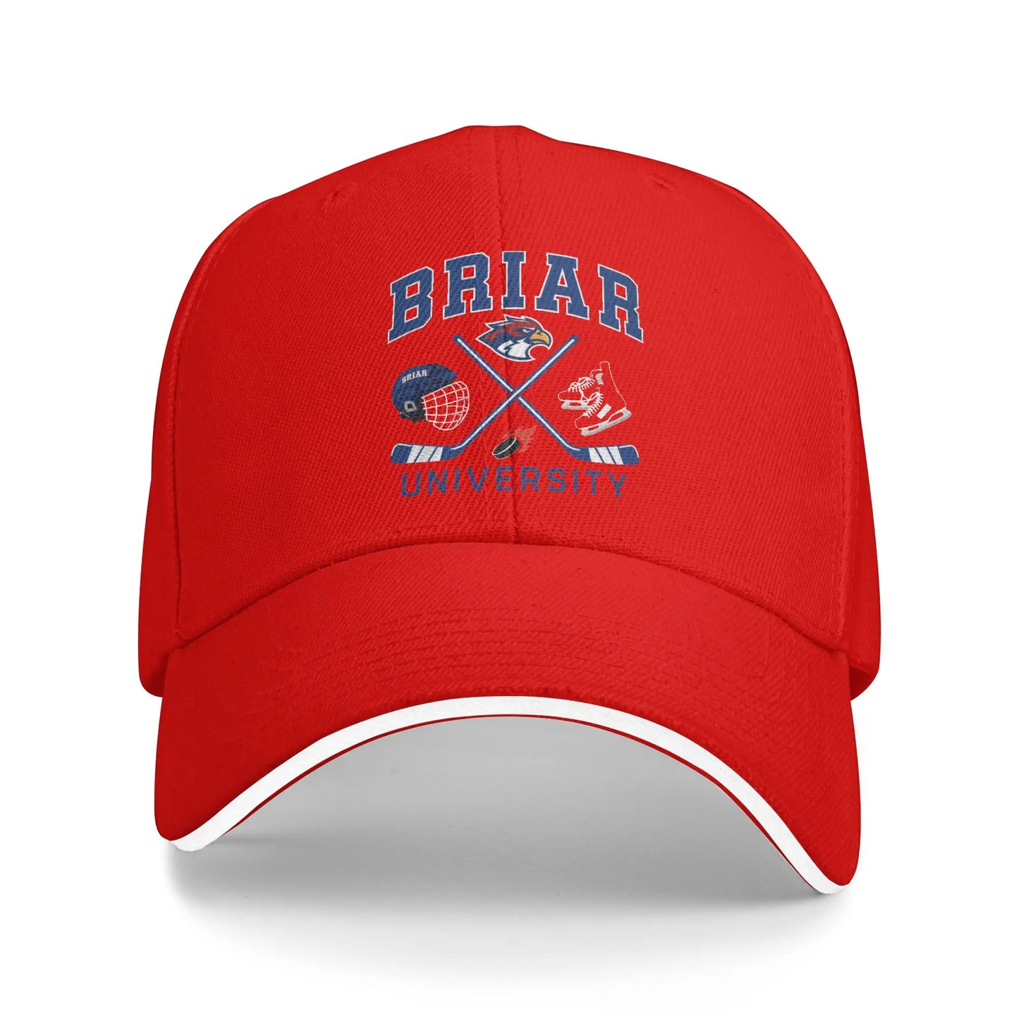 Off Campus Briar University Hockey Cap Men's Women's  Fashion Baseball Cap