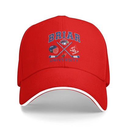 Off Campus Briar University Hockey Cap Men's Women's  Fashion Baseball Cap