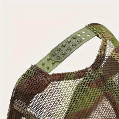 Camouflage Breathable Mesh Truck Driver Baseball Hat Men's And Women's Fashion