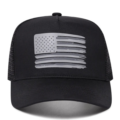 Fashion Baseball Hat American Flag Printed Street Hip Hop Hat Outdoor