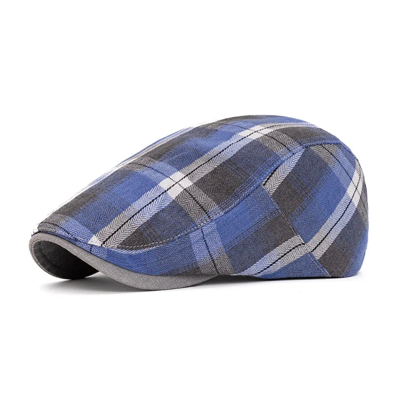Colorful Plaid Beret For Men And Women